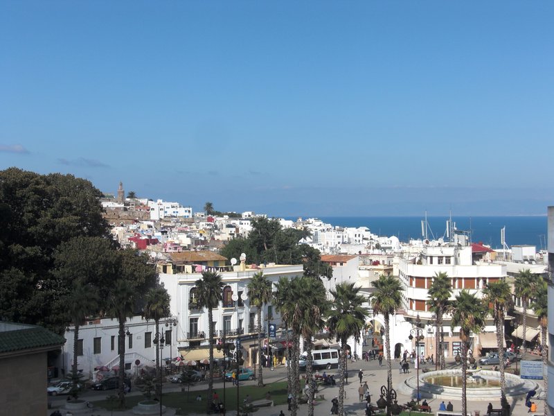 Tangier - looking over the old town