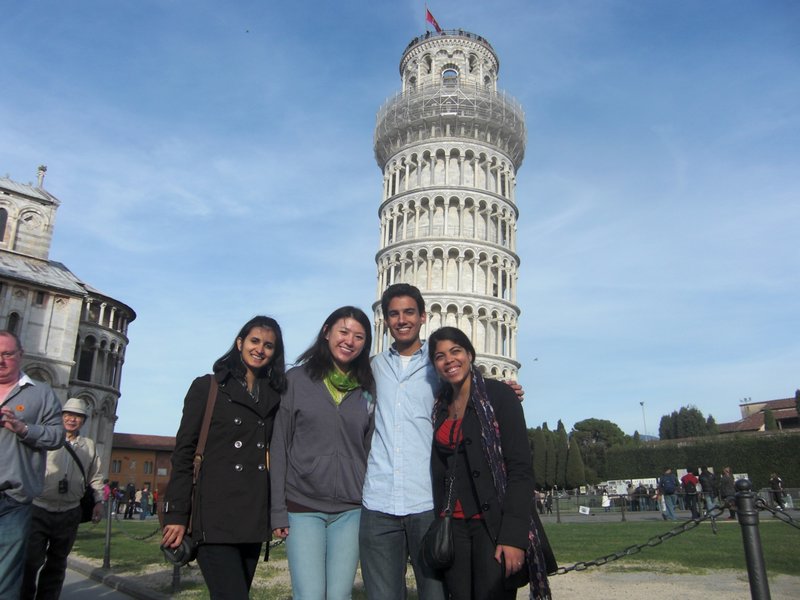 At the Leavng Tower of Pisa