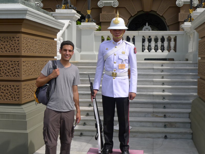 Another guard in the royal palace