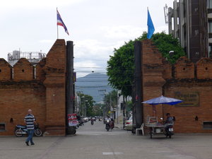 The main gate into the old part of the city