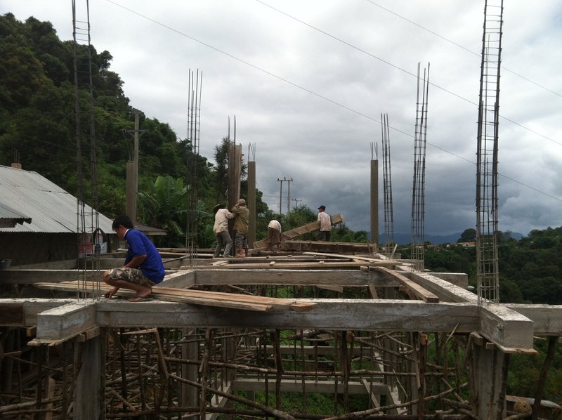 Lots of building going on in Laos