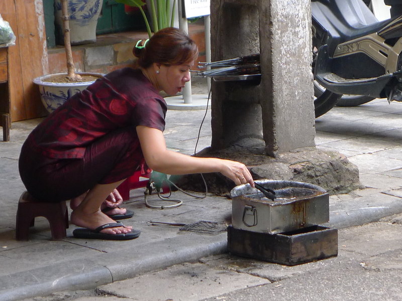 Cooking on the street