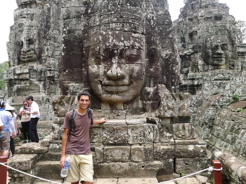 The famous faces at Bayon 