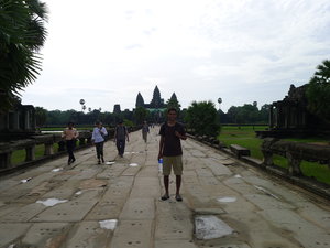 In front of Angkor Wat