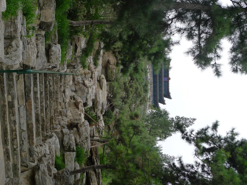 Climbing Jingshan hill for the views