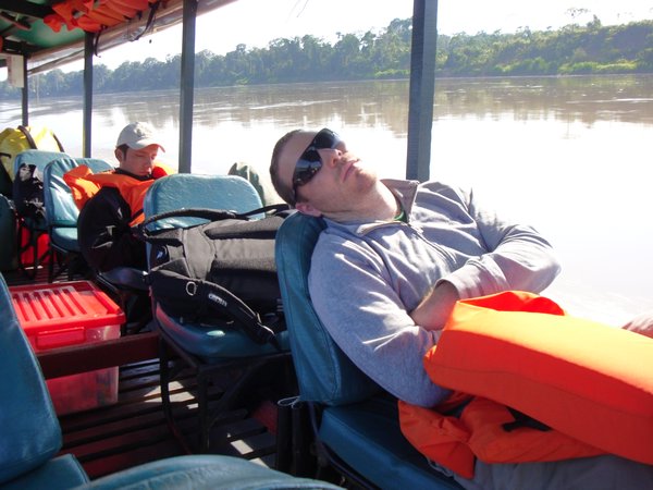 Passed out on the boat