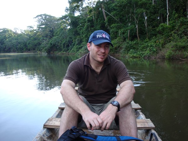 Canoeing up the Amazon