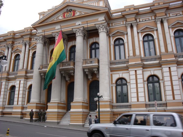 Government building in La Paz