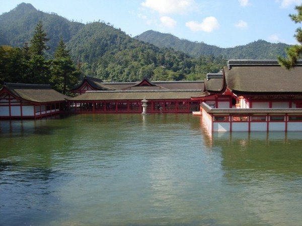 Floating temples on Miyajima Island