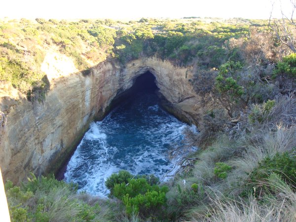 Blowhole at Loch Ard Gorge