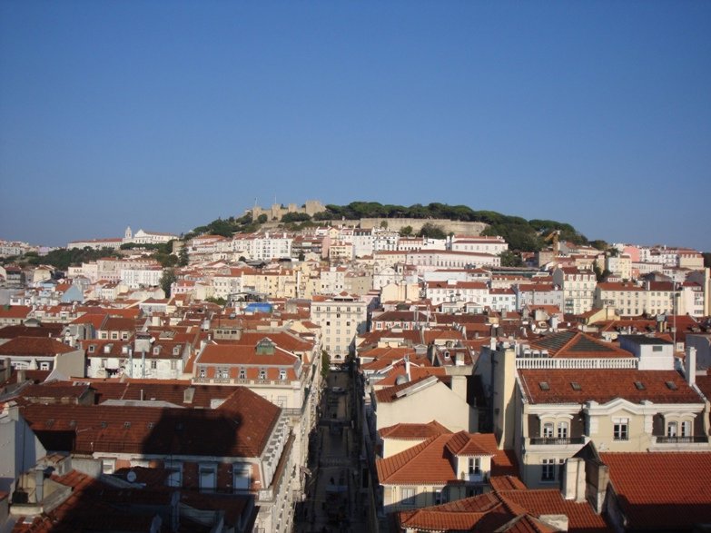 View of Lisbon from Elevador de Santa Justa