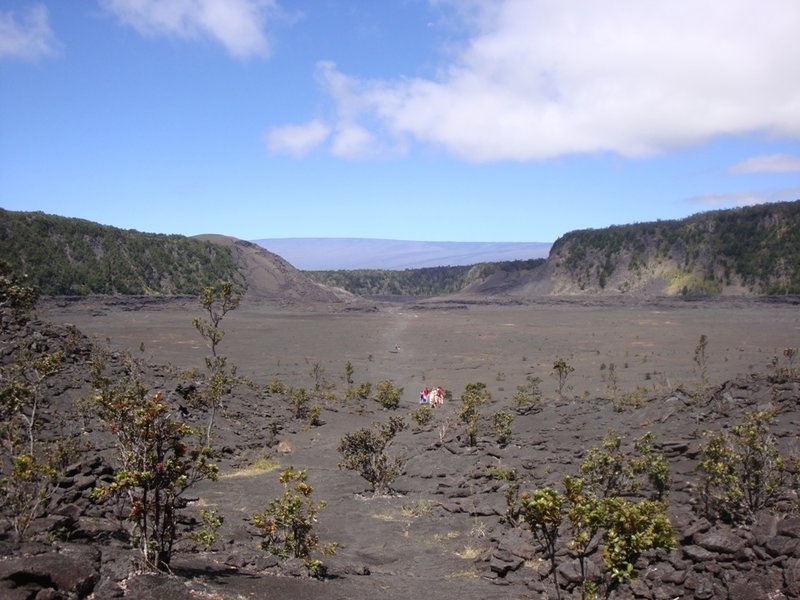 Iki volcano crater