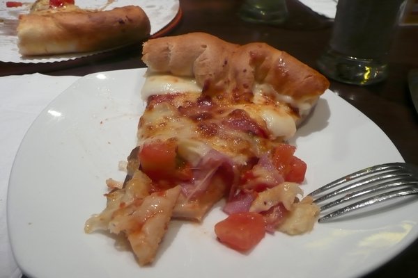 Bacon Pizza with Stuffed Crust