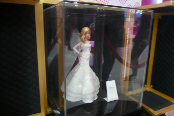 Barbie in a Vera Wang wedding dress