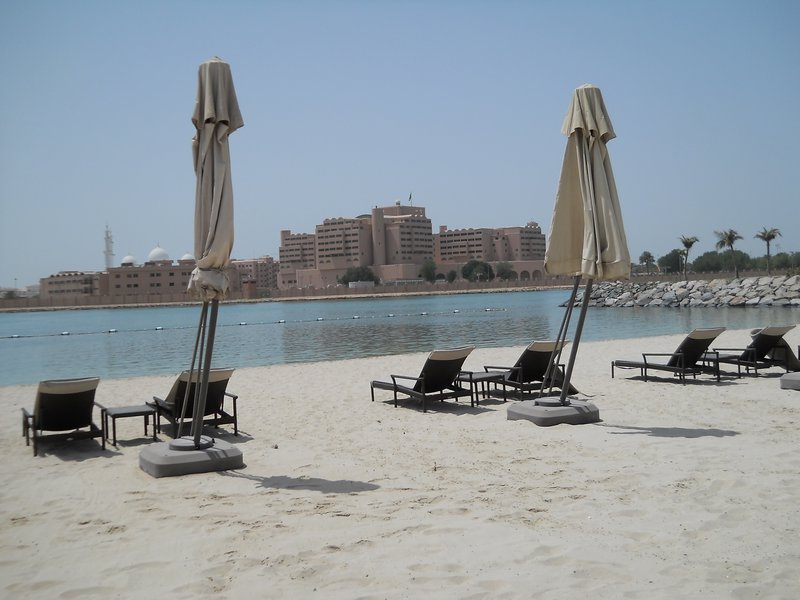 The private hotel beach