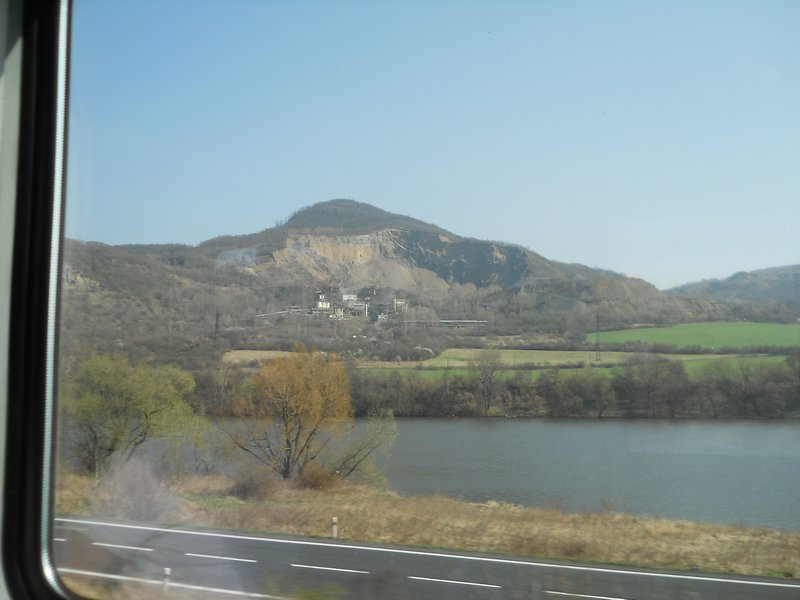 Some of the serene scenery from the train....