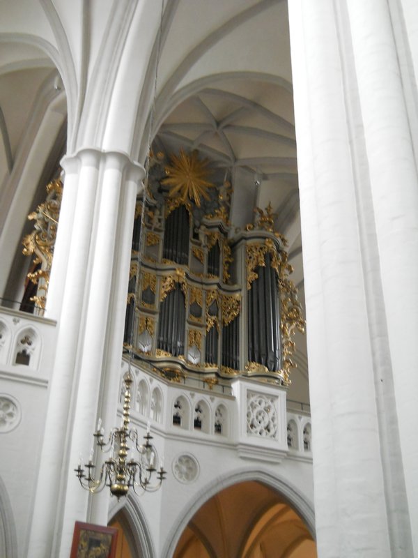 The organ inside St. Matthews...