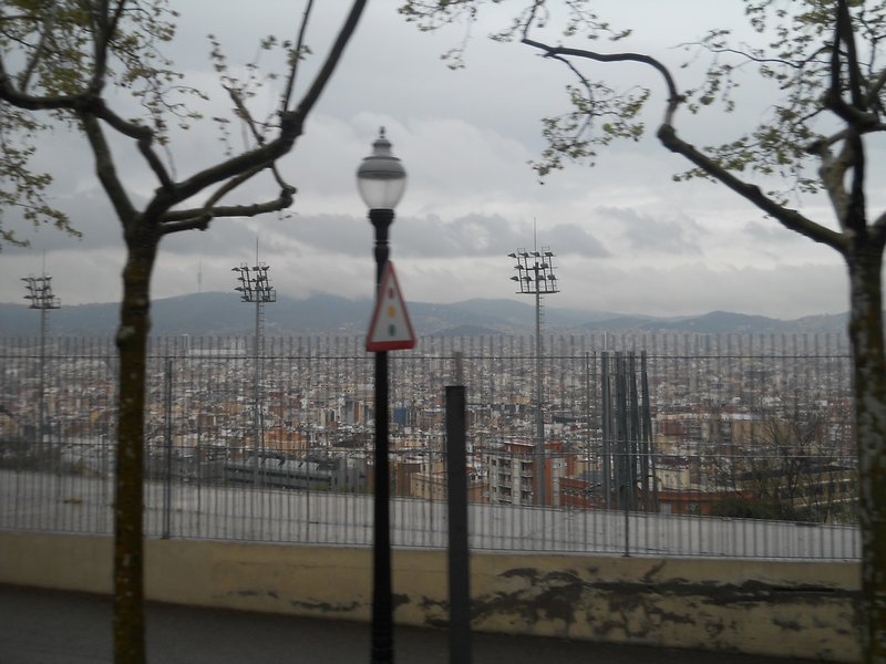 Ahh...a panoramic view of Barcelona