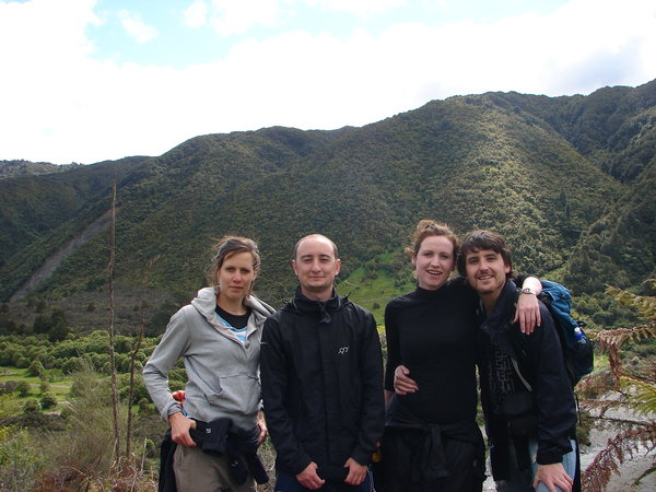 Catherine, Me, Sinead and Steve at Otaki Forks