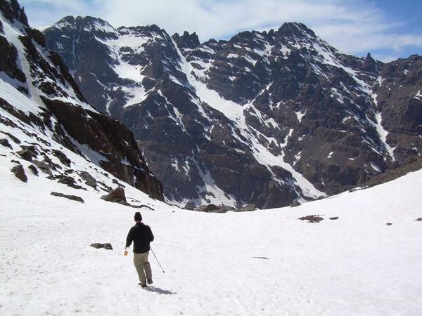 Descent from Mt Toubkal