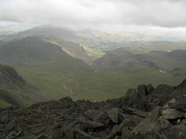 View from Bowfell