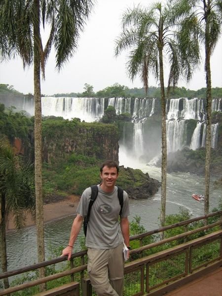Barry at Iguazu Falls