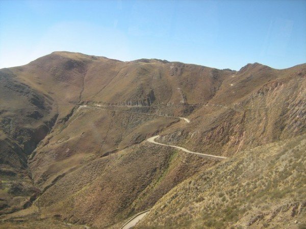 Road from Salta to Cachi