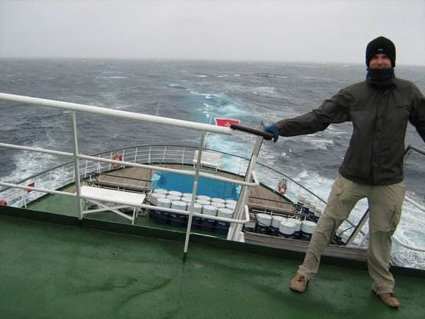 Crossing the Drake Passage - in gale force winds!