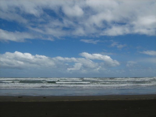 Pacific Ocean seen from Chiloe National Park
