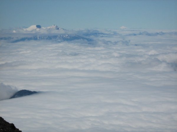 View south from summit of Villarrica