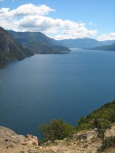 Lago Lacar, from mirador at San Martin