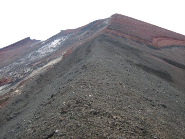 Final summit ridge, Volcan Lonquimay