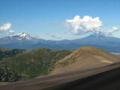 Sierra Nevada (back left) and Volcan Llaima (back right)