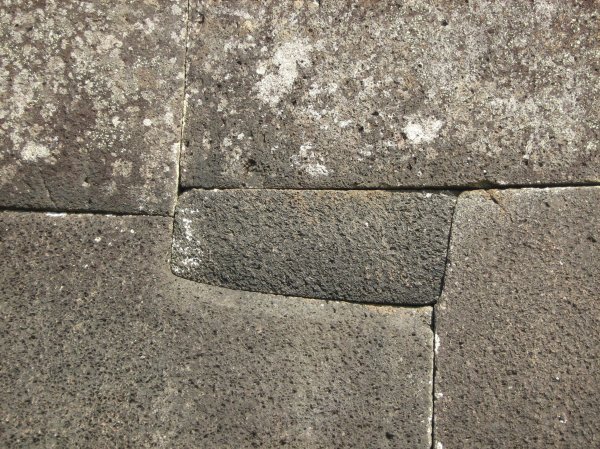Perfectly cut & fitted stones