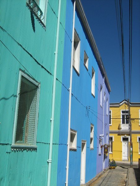 Colourful alleyway, Valparaiso