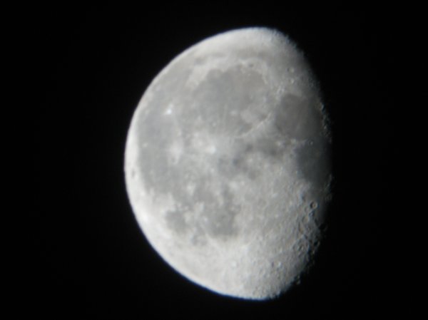 The moon as seen from Mamalluca observatory