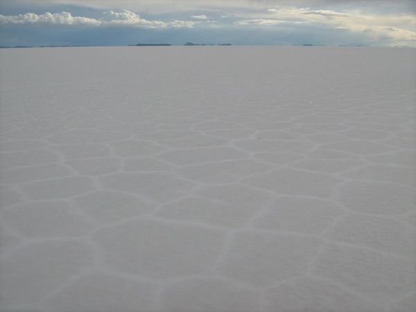 Salt flat shapes