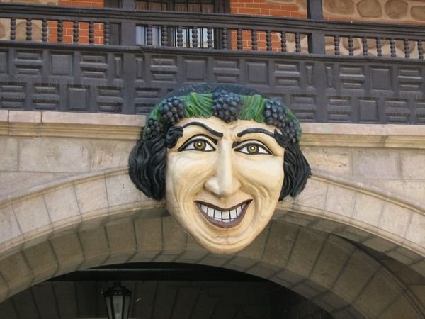 Face at the Casa de la Moneda, Potosi