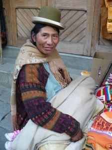 La Paz market lady