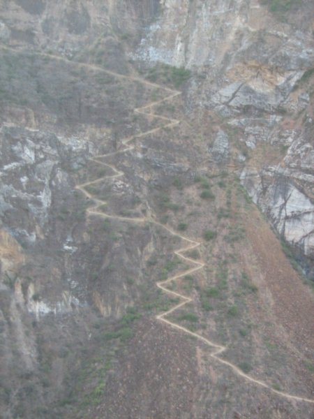 Zigzag path