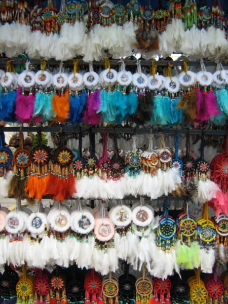 Dream catchers, Otavalo market