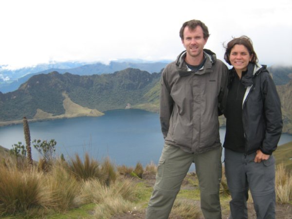 On the summit of Fuya fuya, near Otavalo