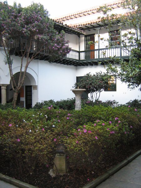 Colonial courtyard, Bogota