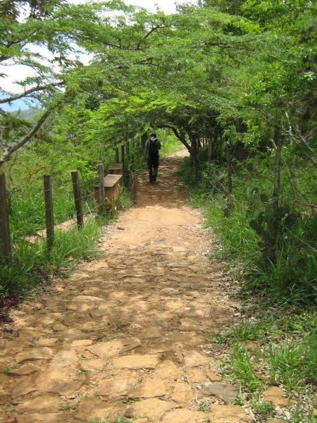 Start of the Spanish Trail between Barichara and Guane