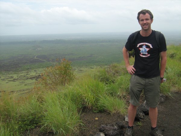 Barry on Volcan Masaya