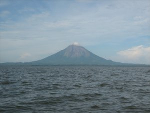 First view of Isla de Ometepe
