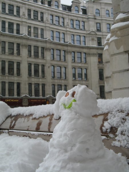 My snowman side-on!!