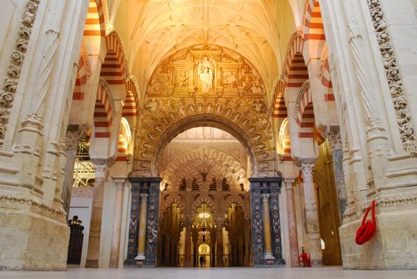 Looking towards the Mihrab, Mezquita, Cordoba
