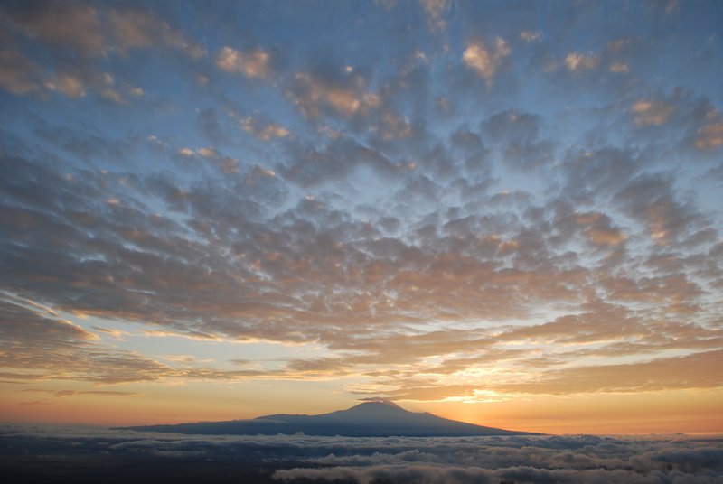 Mt Kilimanjaro at Sunrise (view from Mt Meru)