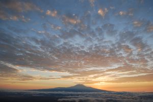Mt Kilimanjaro at Sunrise (view from Mt Meru)